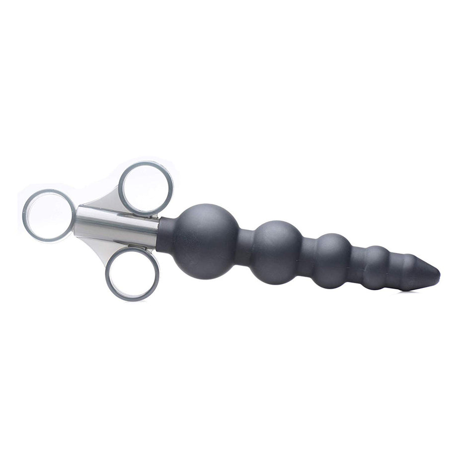 Silicone Lube Launcher with Graduated Beads by Master Series