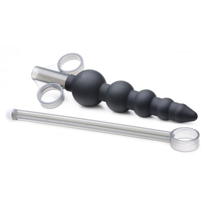 Silicone Lube Launcher with Graduated Beads by Master Series