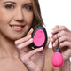 Vibrating Pink Silicone Egg - 10X
