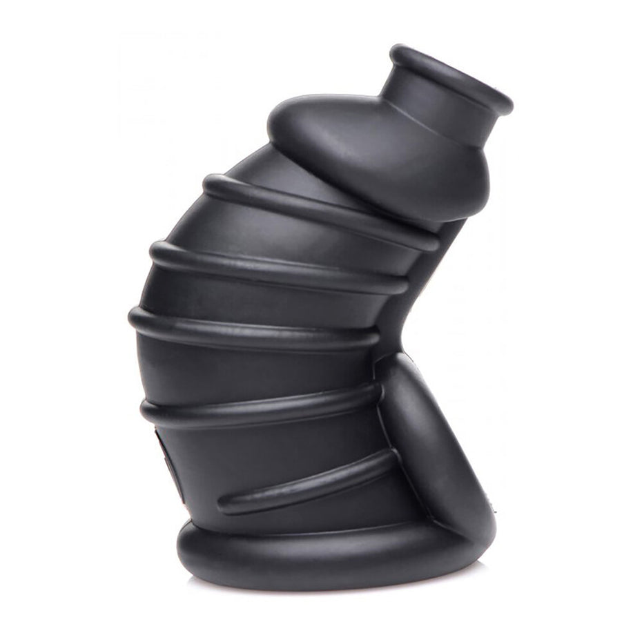Silicone Chastity Cage: Master Series Dark Chamber