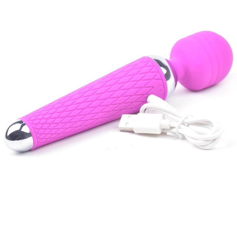 Purple Rechargeable Wand with 10 Speeds