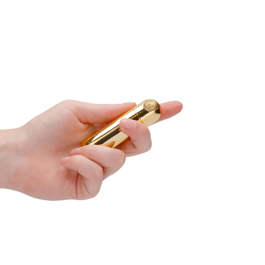 Rechargeable Gold Bullet with 10 Speeds.
