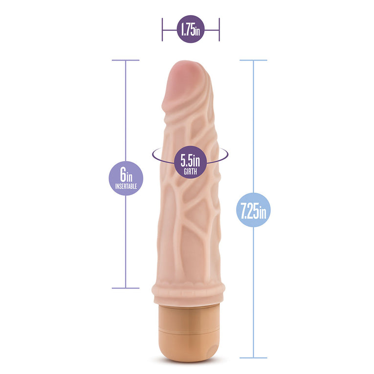 7.25 Inch Vibrating Cock from Dr. Skin Cock Vibe 3