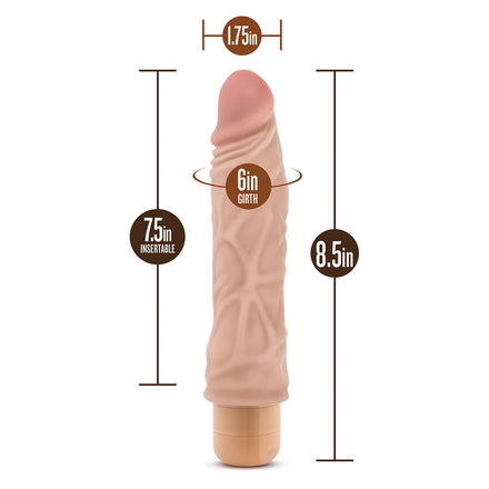 10-speed Vibrating 8.5 Dildo by Dr. Skin