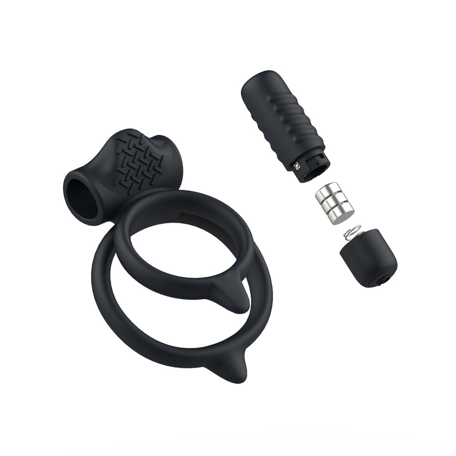 Bswish Dual Cock Ring with Massaging Bumps - Bcharmed Basic Plus
