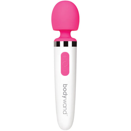 Compact, Waterproof Bodywand Aqua Mini Massager with Rechargeable Silicone Design.