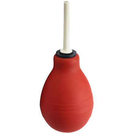Red Enema Bulb for a Thorough Cleanse