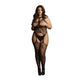 Lace Suspender Bodystocking for UK Sizes 14-20 by Le Desir