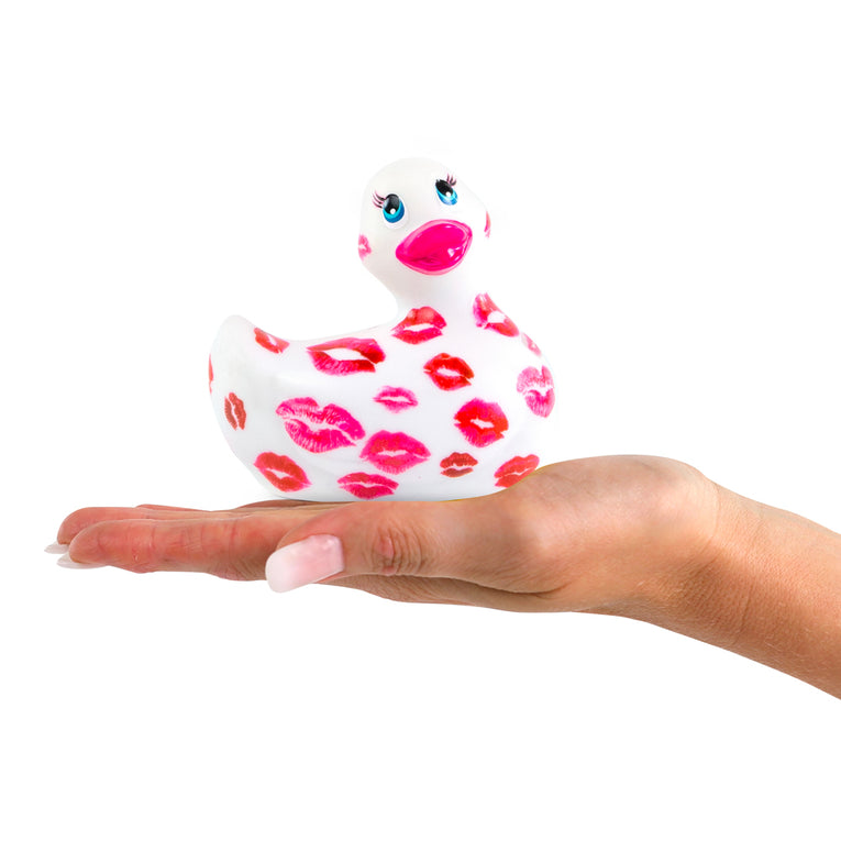 Pink and White Romance-Inspired I Rub My Duckie Toy.