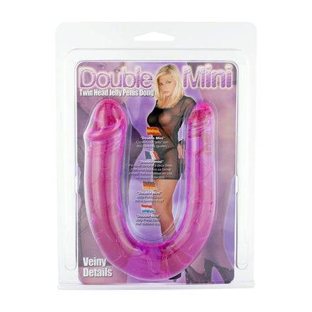 Twin-Headed Jelly Dildo with Dual Tips