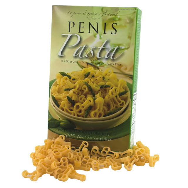 Pasta in the shape of male genitalia.