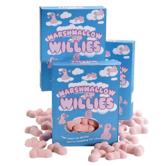 Willie-shaped Marshmallows.