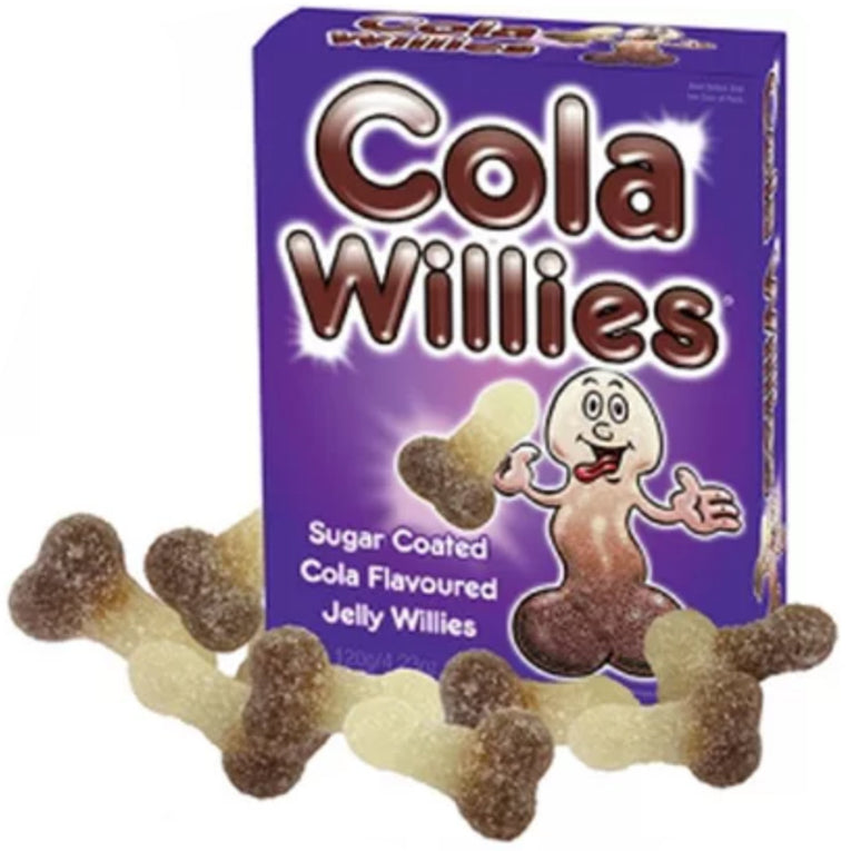 Cola Jelly Willies with a sugar coating.