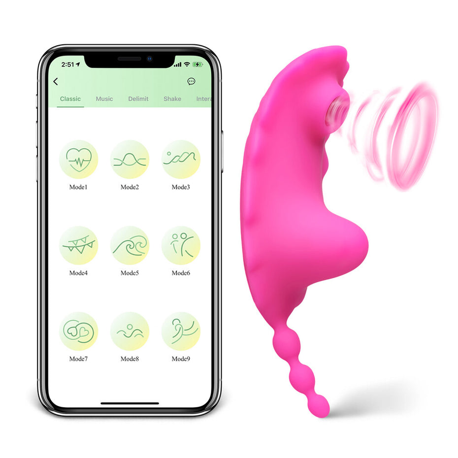 Smartphone-Connected Clitoral Massager
