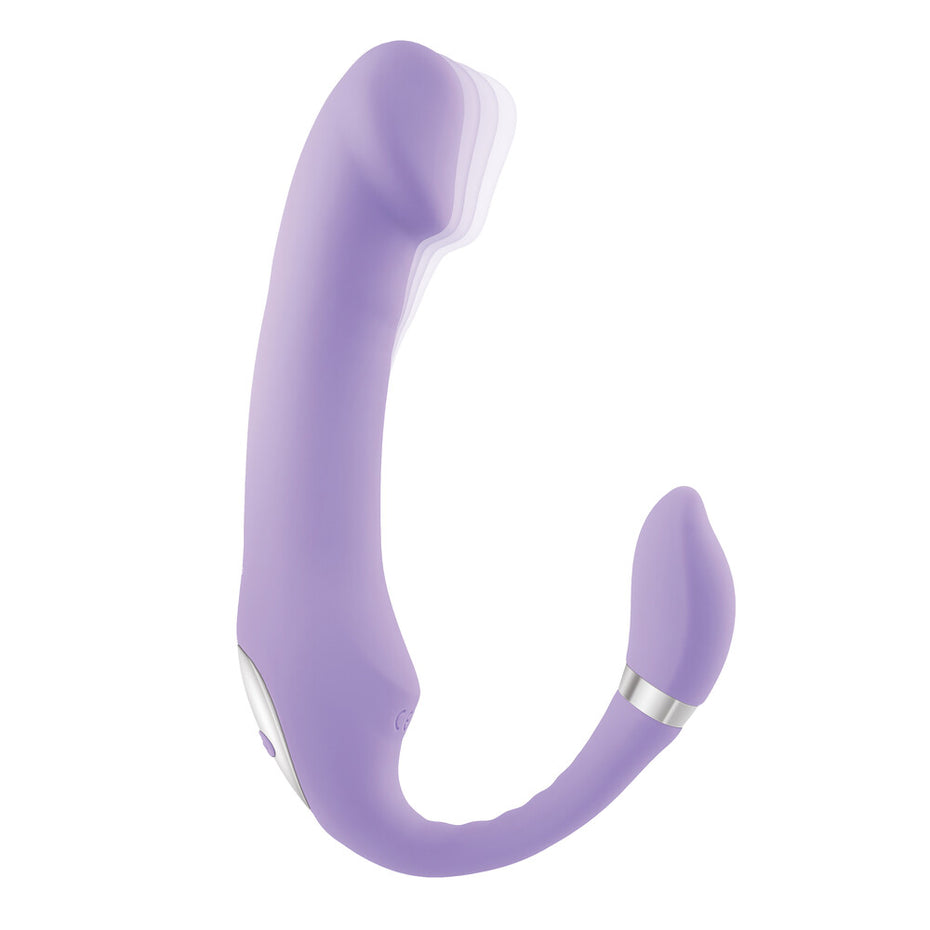 Unisex Orgasmic Orchid Vibrator with C-Shape