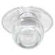 Clear Medium Tunnel Plug for Ideal Fit.
