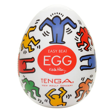 Keith Haring Dance Egg Masturbator by Tenga.