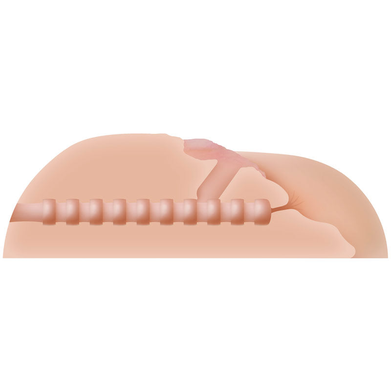 Kendra Lust Life-Size Masturbator for Vagina and Ass.
