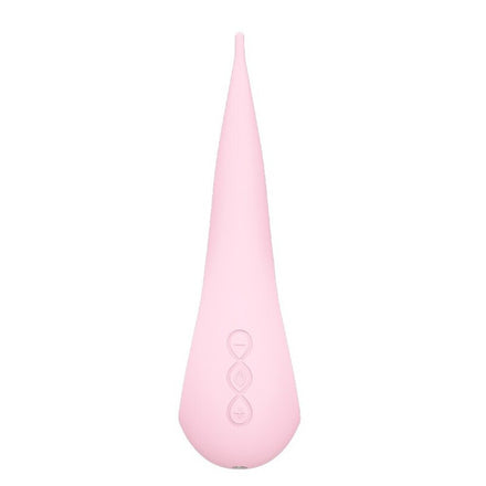 Pink Lelo Dot Clitoral Stimulator with Elliptical Design.