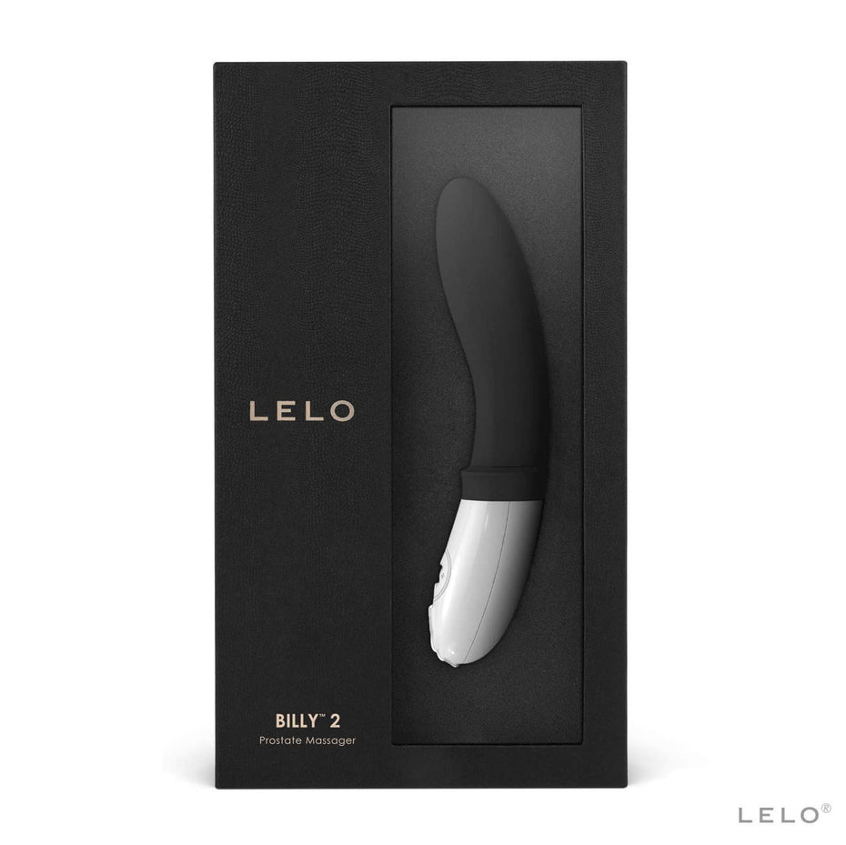 Lelo Billy 2 Rechargeable Prostate Massager - Deep Black.