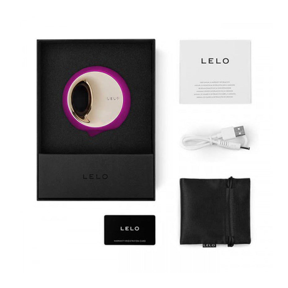 Lelo Ora 3 Deep Rose Stimulator for Oral Pleasure