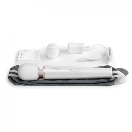 White Rechargeable Le Wand Massager.