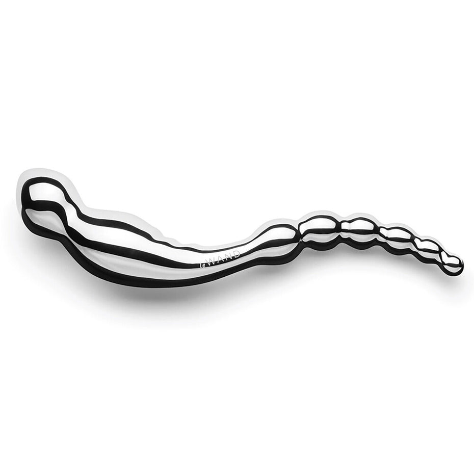 Stainless Steel Le Wand Swerve Dildo.