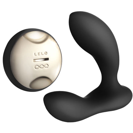Black Lelo Hugo Prostate Massager with Luxury Features