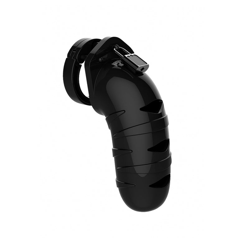 5.5-inch Black Male Chastity Cage - Man Cage 05