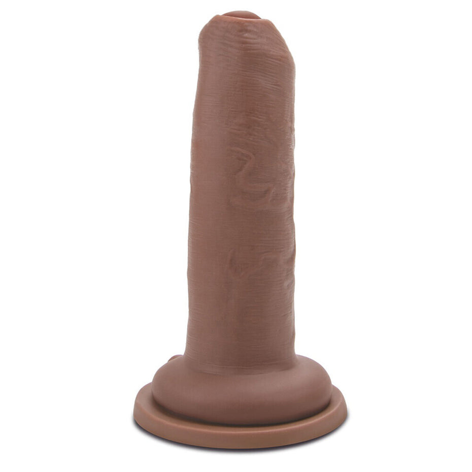 6-Inch Flesh Brown Uncut Dildo by Me You Us.