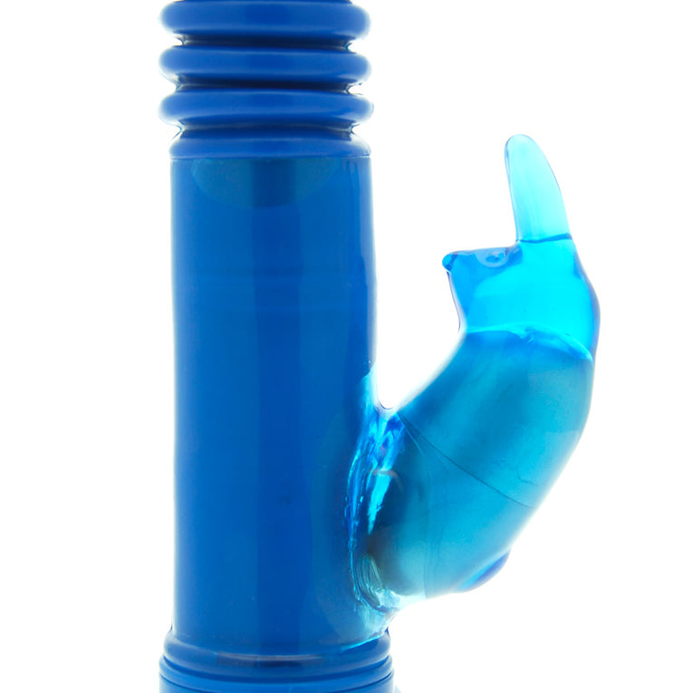 Blue Rabbit Vibrator with Deep Stroker Design.