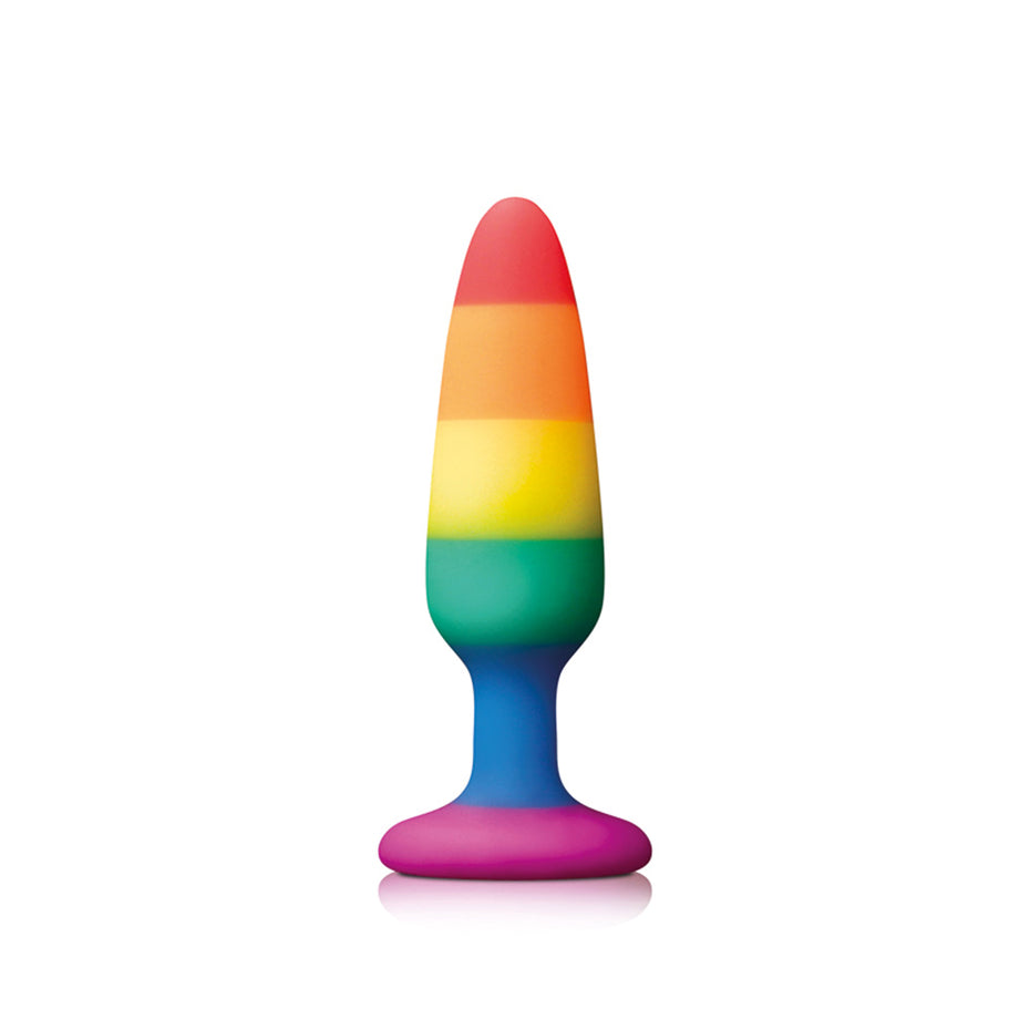 Small Rainbow Plug for Prideful Pleasure.