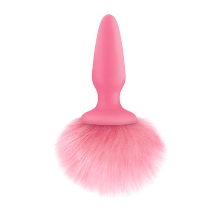 Soft Pink Bunny Tail Plug
