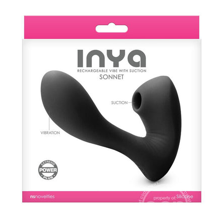 Rechargeable Vibrator with Clitoral Stimulation - Inya Sonnet