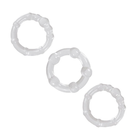 Clear NS Novelties Renegade Penis Rings for Intense Stimulation