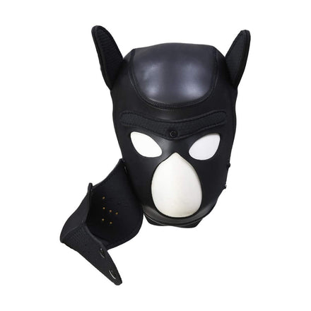Neoprene Dog Mask for Puppy Play