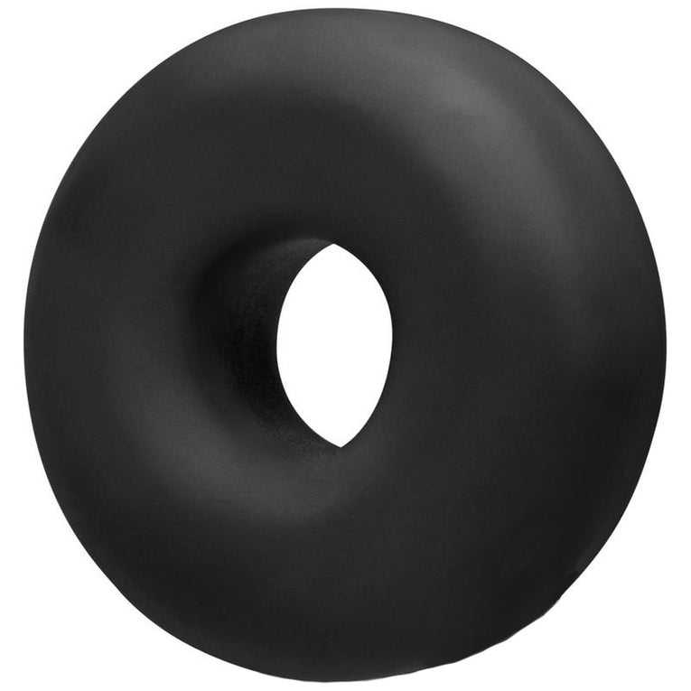 Stretchy Black Silicone Cock Ring from OxBalls - Big Ox Super Mega Size.