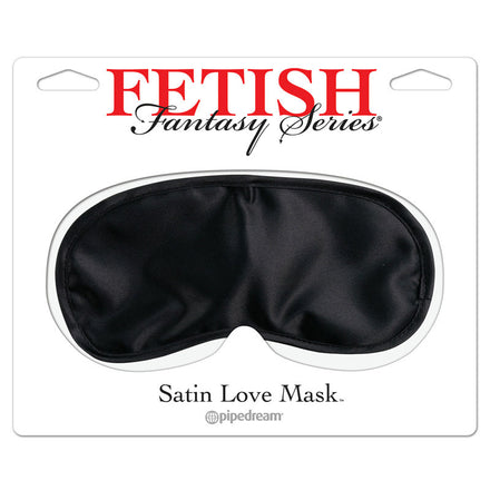 Black Satin Love Mask from Fetish Fantasy