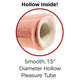 Hollow StrapOn with Two 11 Inch Flesh Colored Dildos.