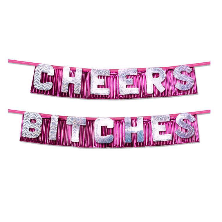 Bachelorette Cheers Bitches Party Banner - Must-Have Party Favors!