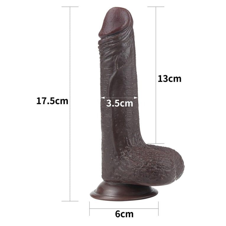 7 Inches of Sliding Skin Lovetoy Dong.