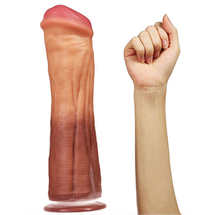 Silicone Horse Cock - 12 Inches - Dual Layered - Lovetoy