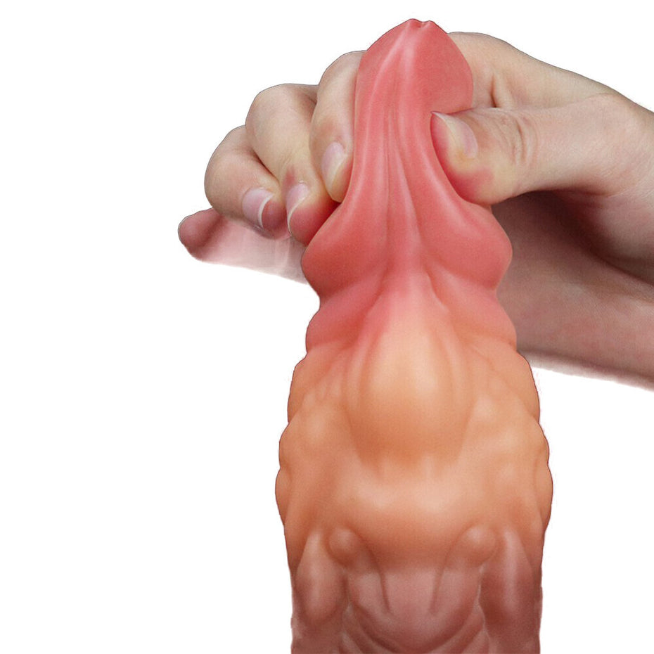 Dual-Layered Silicone Lovetoy, 7 Inches Long