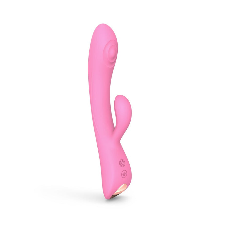 Pink Bunny and Clyde Rabbit Vibrator with Tapping Function by Love To Love