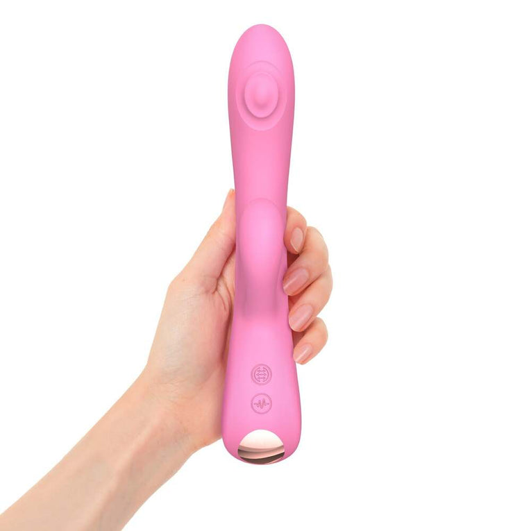 Pink Bunny and Clyde Rabbit Vibrator with Tapping Function by Love To Love