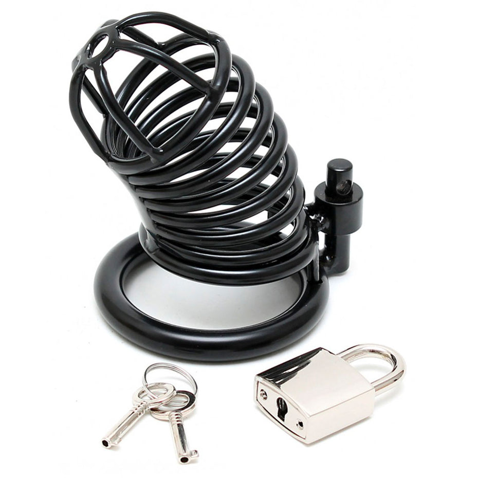 Lockable Metal Male Chastity Cage