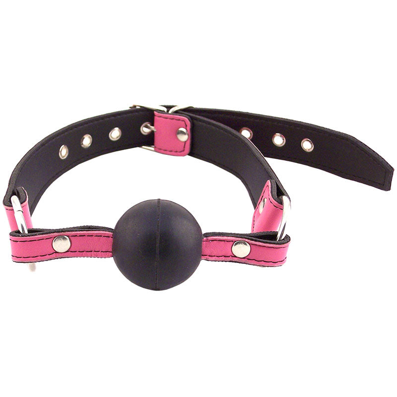 Pink Ball Gag by Rouge Garments