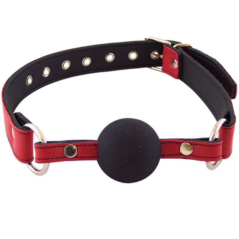 Red Ball Gag by Rouge Garments.