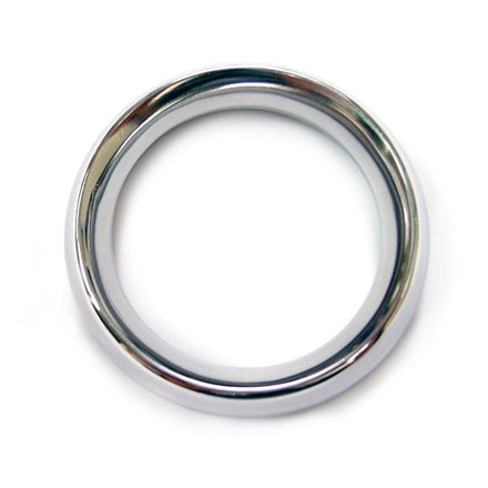 Stainless Steel 45mm Doughnut Cock Ring in Rouge