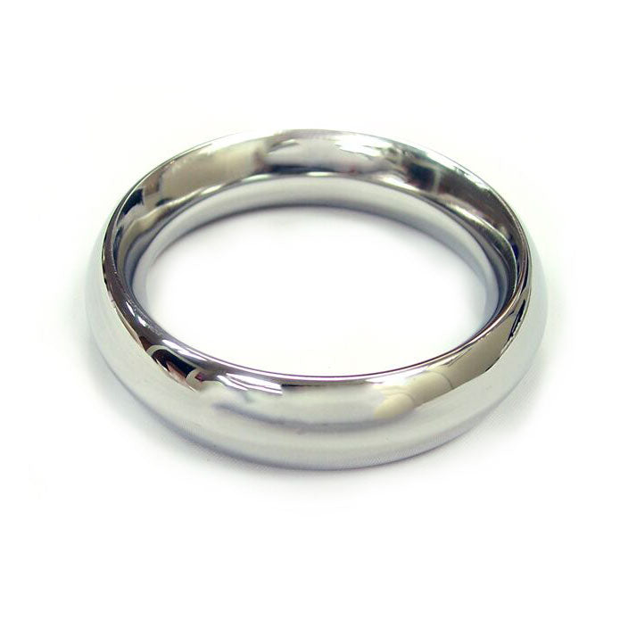 Stainless Steel 45mm Doughnut Cock Ring in Rouge